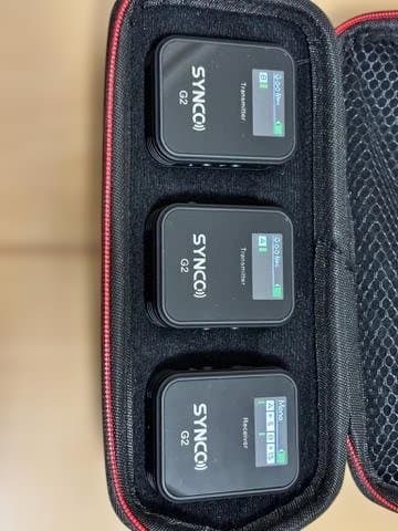 【極美品・屋内確認のみ】SYNCO G2(A2) ワイヤレスマイク 2波送信機