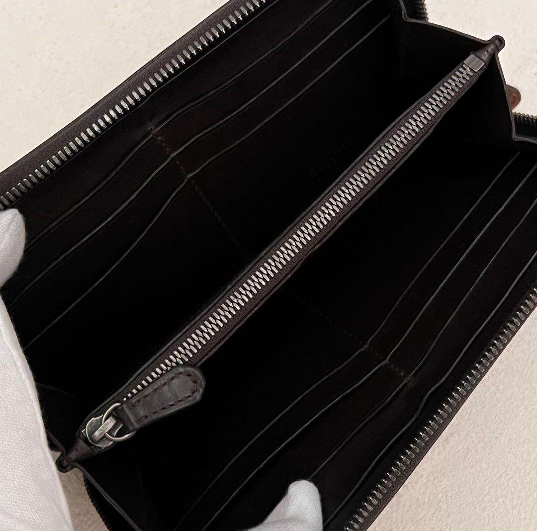 ✨極美品✨ベルルッティ　ガスパール　ラウンドジップ長財布　レザー　ブラウン