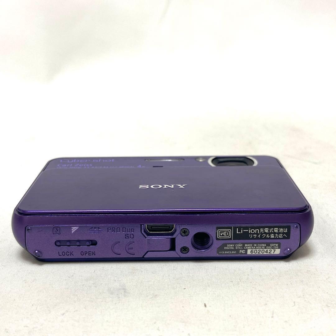 SONY Cyber-shot DSC-T99 パープル 14.1 メガピクセル