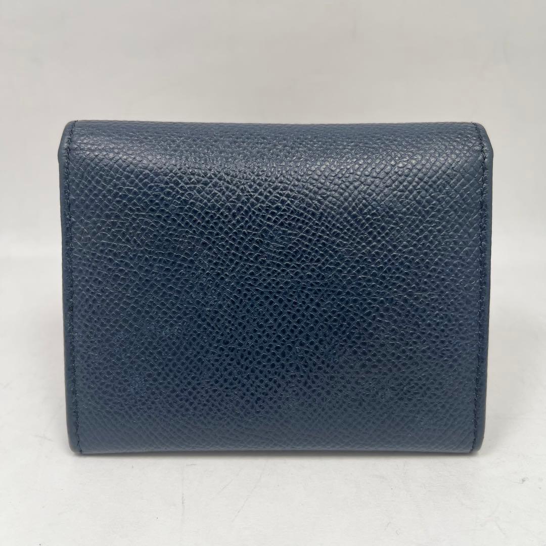 【美品】ブルガリ　ケース　ビーゼロワン　ネイビー　レザー　希少