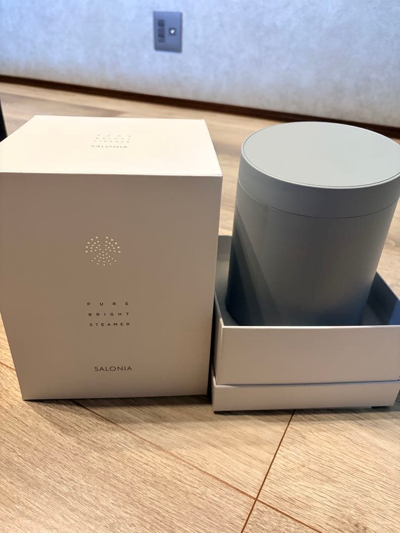 新品未使用品✨SALONIA サロニアスチーマー　ピュアブライトスチーマー