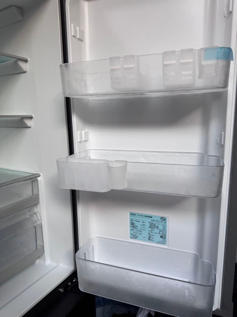 AQUA 冷蔵庫　木目調　TZ51J 製氷機未使用