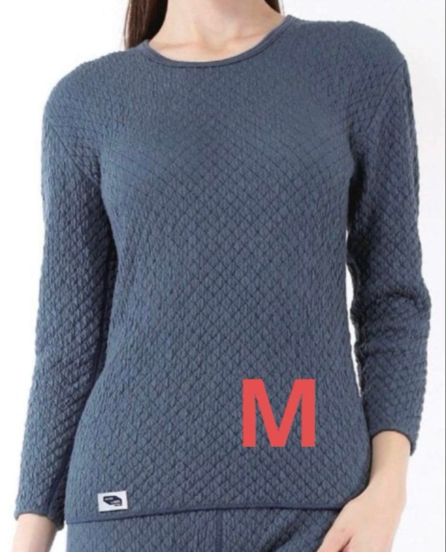 (新品未使用)ひだまり肌着 チョモランマ 婦人 長袖丸首インナーM