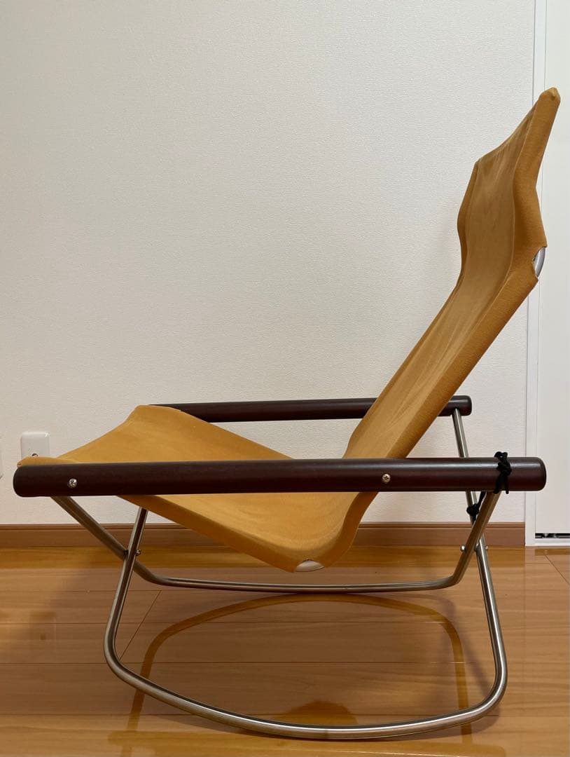 ニーチェアX ロッキング Nychair ダークブラウン　キャメル