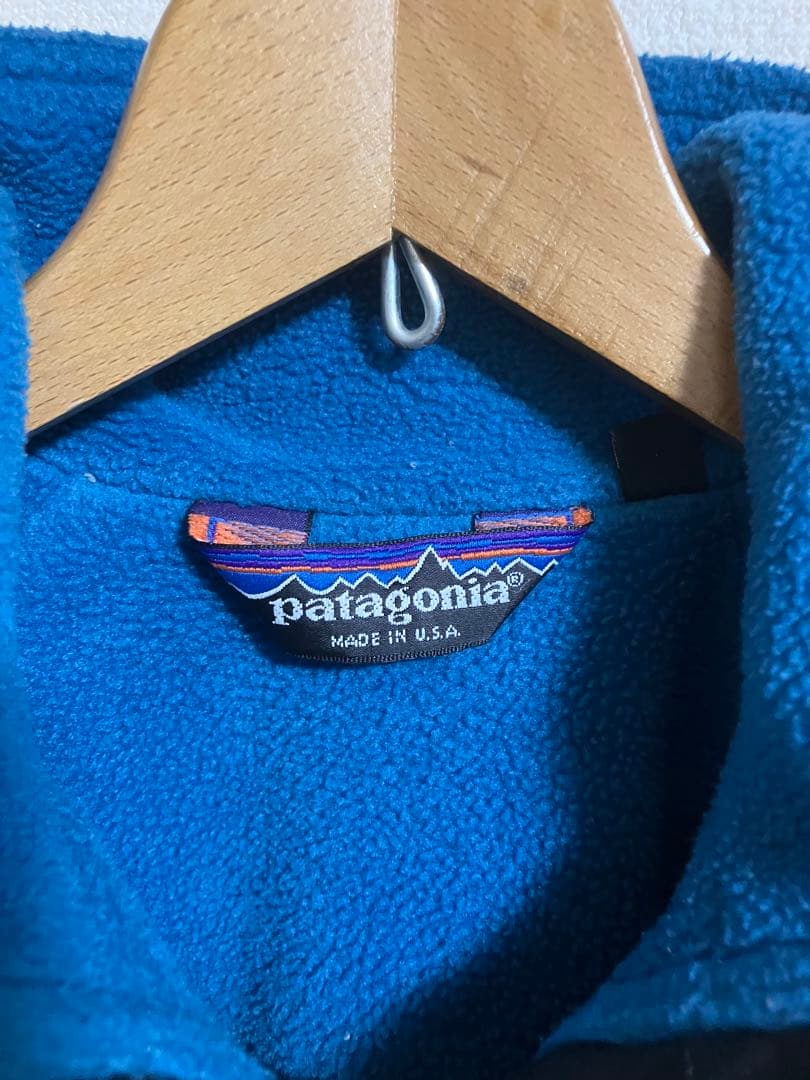 パタゴニア USA製BLACKシェルドシンチラ