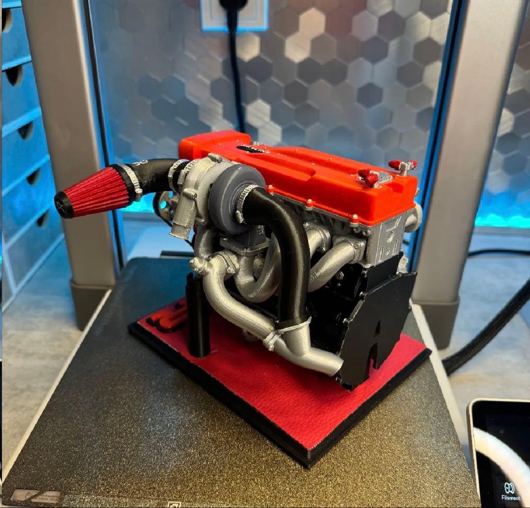 日産　NISSAN RB26 エンジン　オブジェ　3Dプリンター 製造