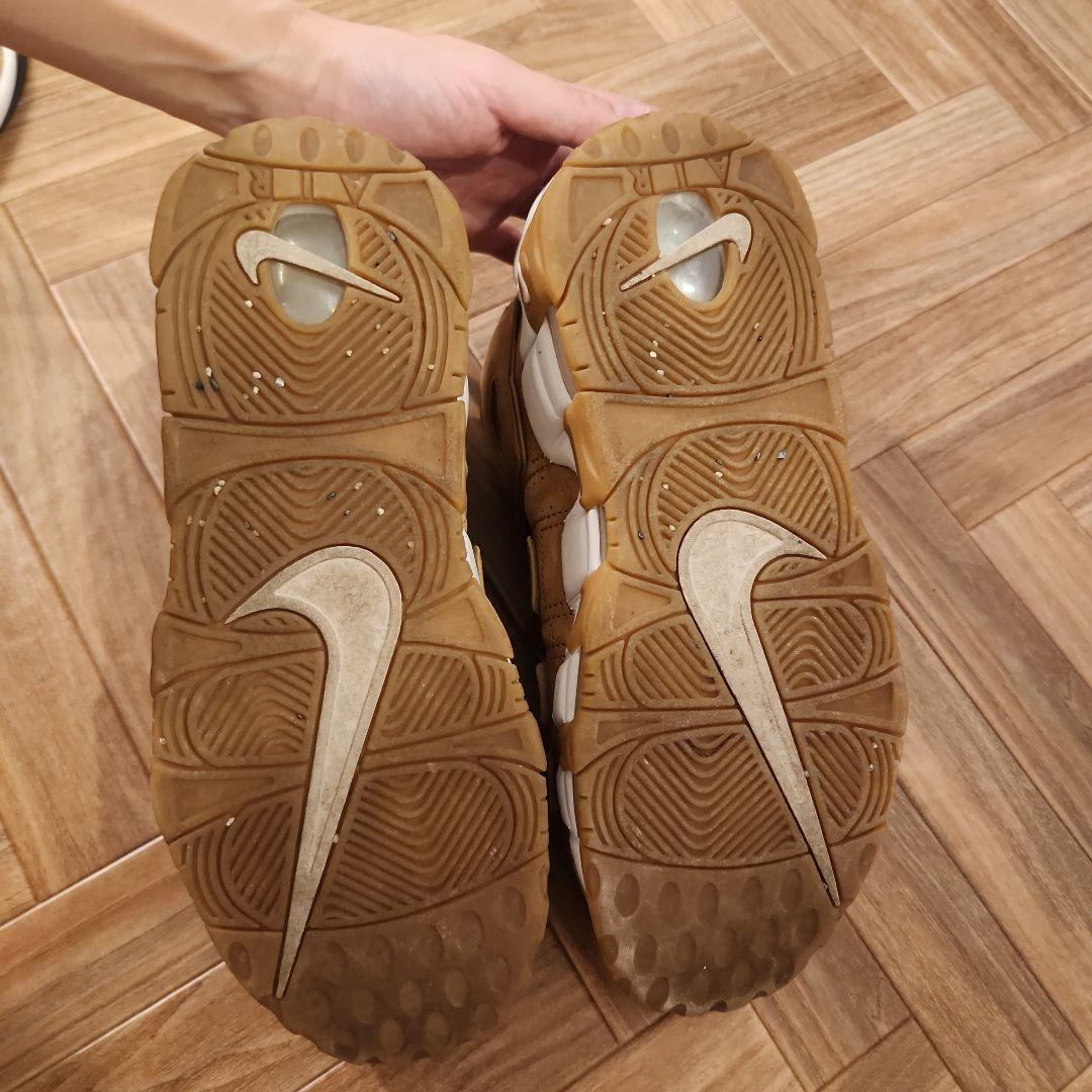 Nike レアカラー　モアアップテンポ　ベージュ25cm