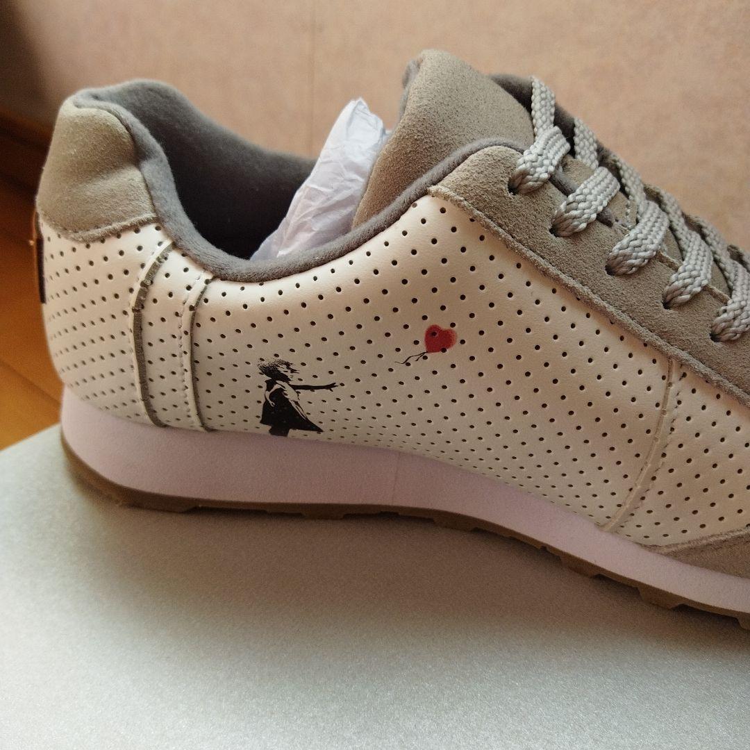 via SANGACIO スニーカー ホワイト/グレー