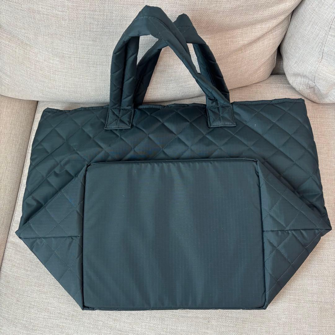 LARGE MULTI TOTEディープグリーンキルト　神崎恵さんコラボ