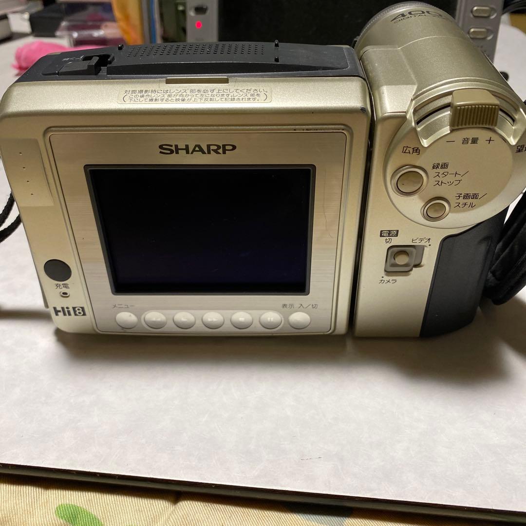 SHARP VideoHi8 ビデオカメラ　VL-EH500 ⑧