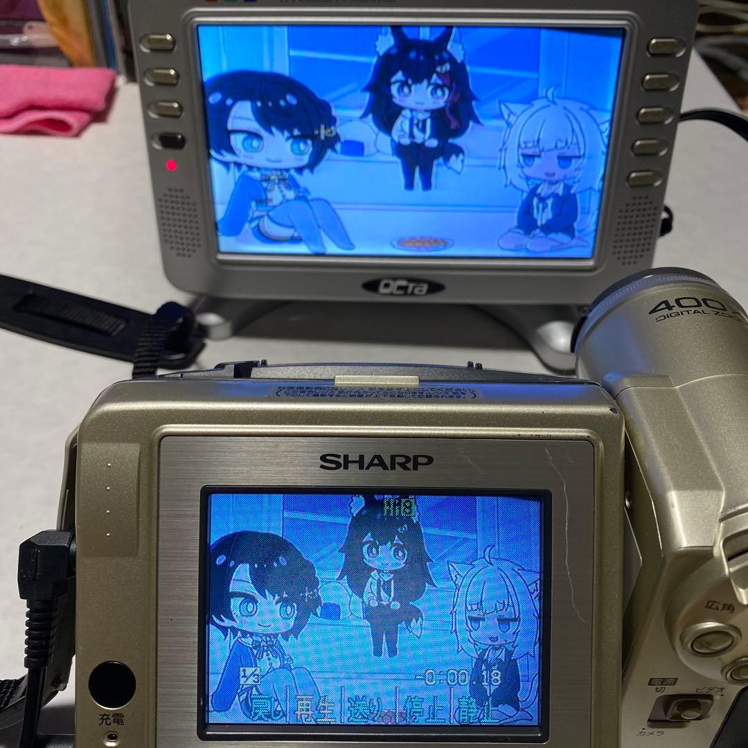 SHARP VideoHi8 ビデオカメラ　VL-EH500 ⑧