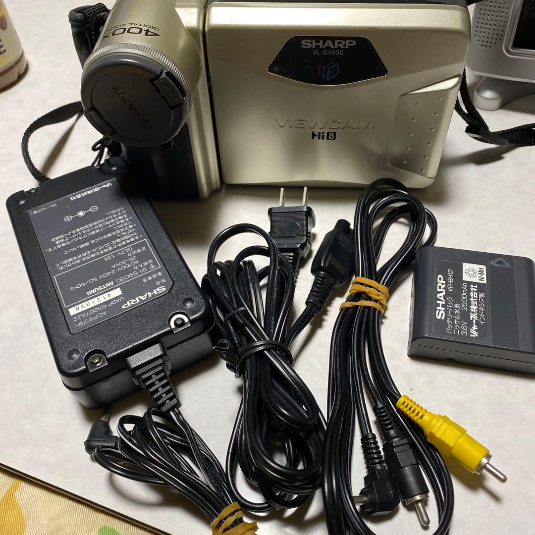 SHARP VideoHi8 ビデオカメラ　VL-EH500 ⑧