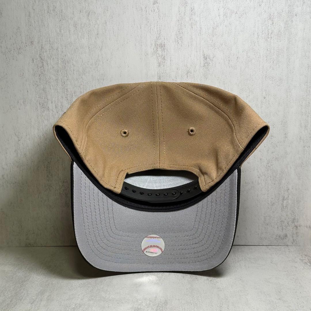 【海外限定】 ドジャース 9FORTY ライトブラウン&ブラック キャップ ①