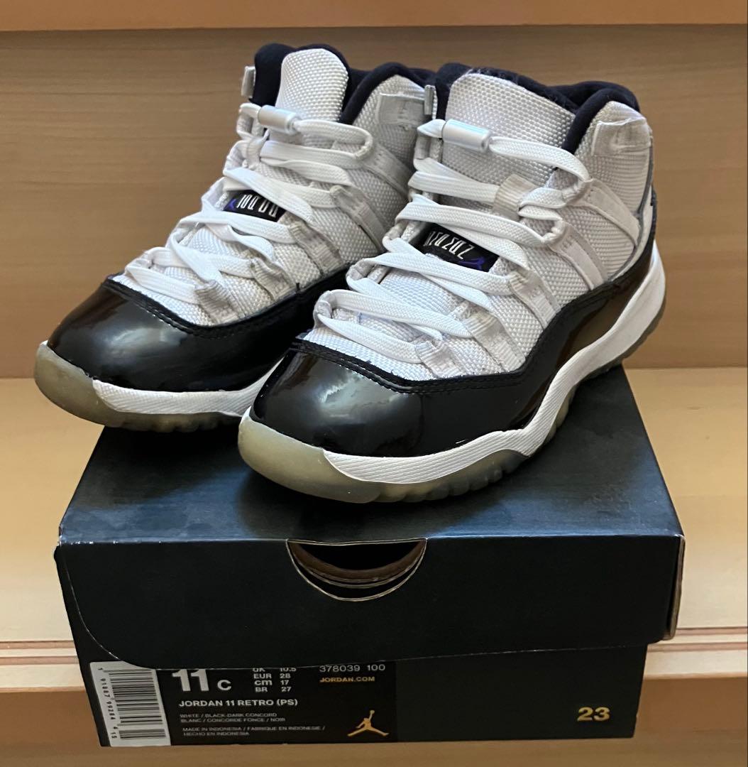 エア ジョーダン 11 レトロ キッズシューズ サイズ17