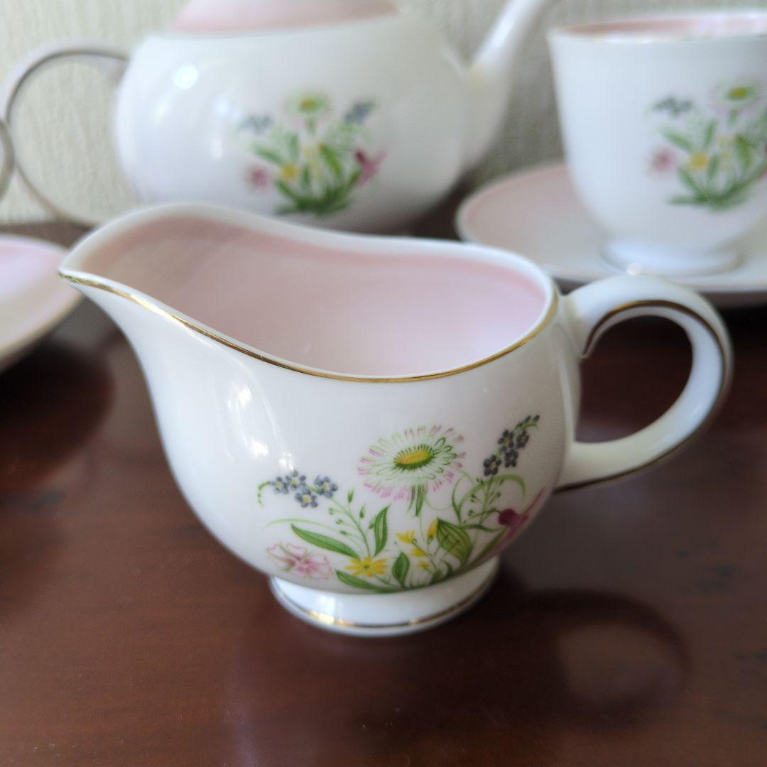 スージークーパー＊ロマンス２人用ティーセット＊ピンク