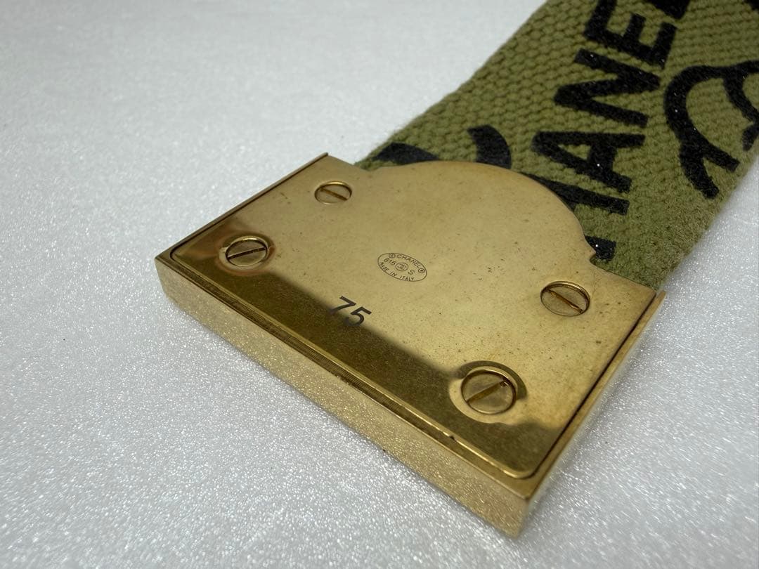 【レア美品】 CHANEL シャネル ベルト ヴィンテージ ゴールド金具