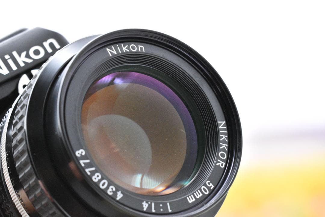 【整備済】Nikon FM ブラック+ Ai NIKKOR 50mm F1.4