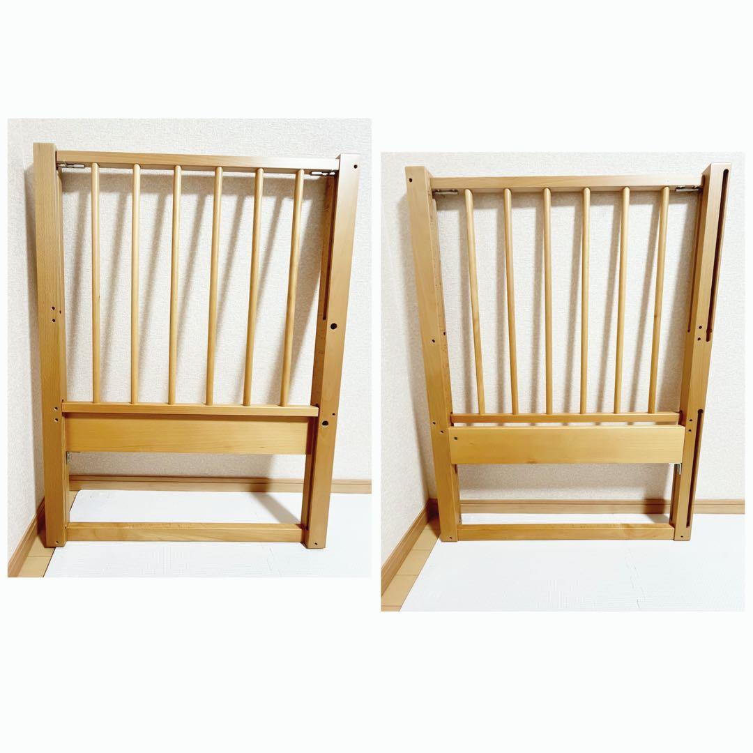 【綺麗✨送料込み❣️】石崎家具　スリーピーベビーベッド　ツースライドベッド⭐︎