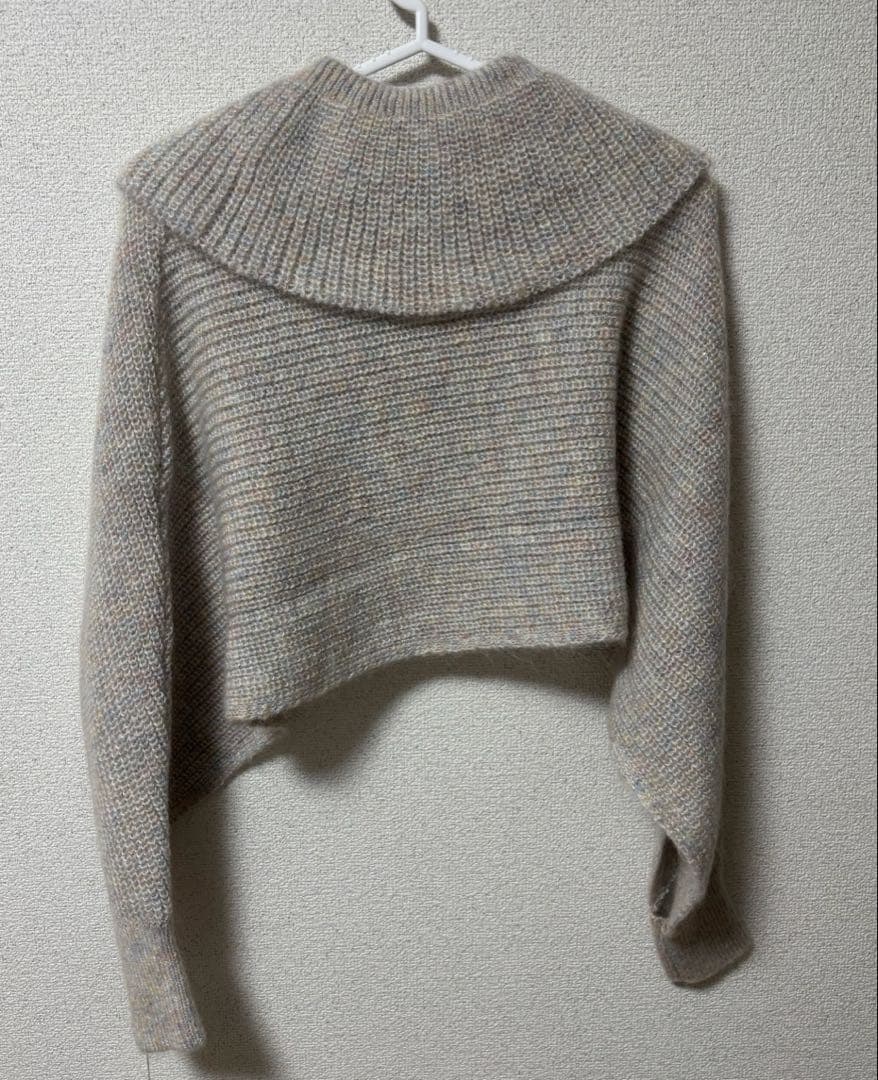 【新品】ラメミックス キッドモヘア スリーブマフラージレ