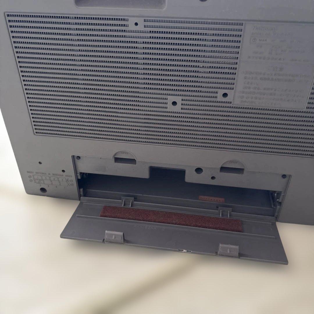 昭和レトロ品★National ラジカセ カセットテーププレーヤー　単2電池8個