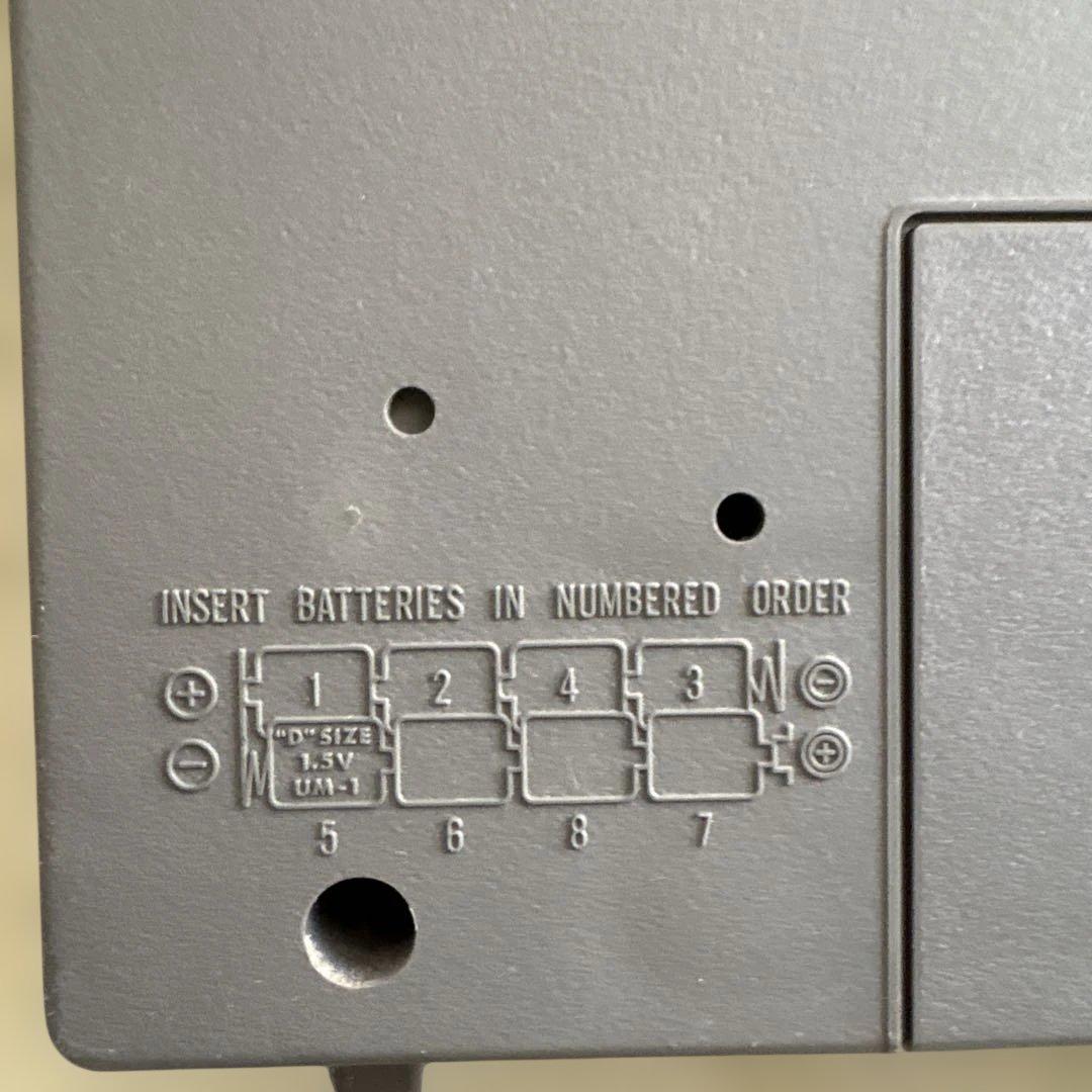 昭和レトロ品★National ラジカセ カセットテーププレーヤー　単2電池8個