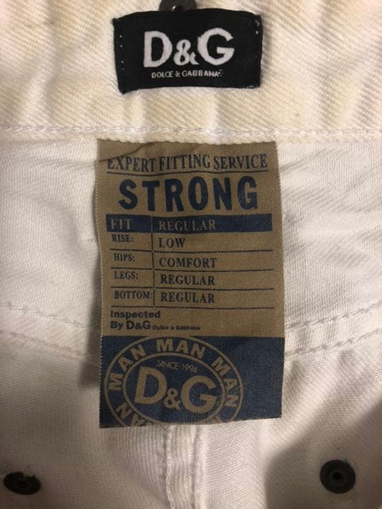 【たくあん】ドルガバ☆DOLCE＆GABBANA ホワイトデニムジーンズ