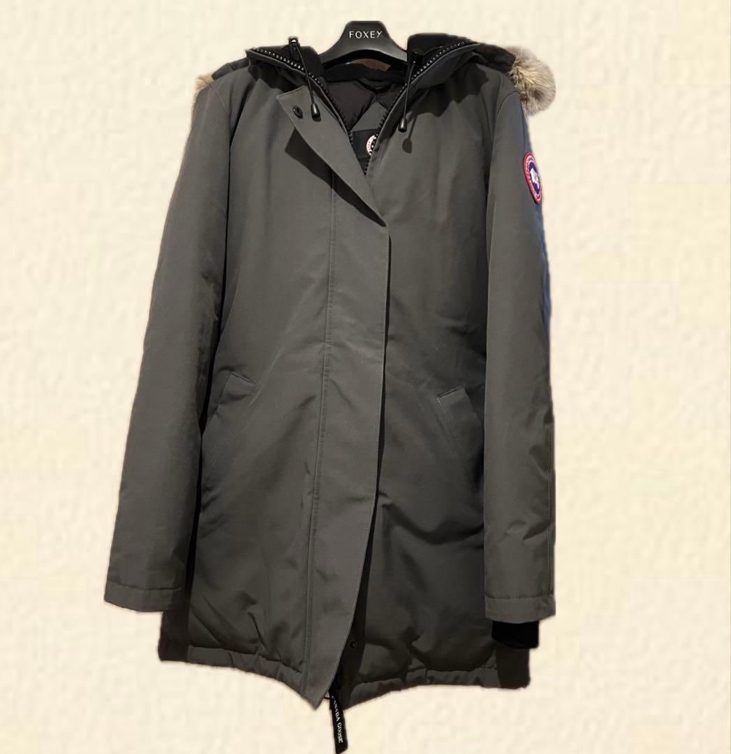 カナダグース ダウン グレー M 美品 グラファイト ファー モッズ　セール