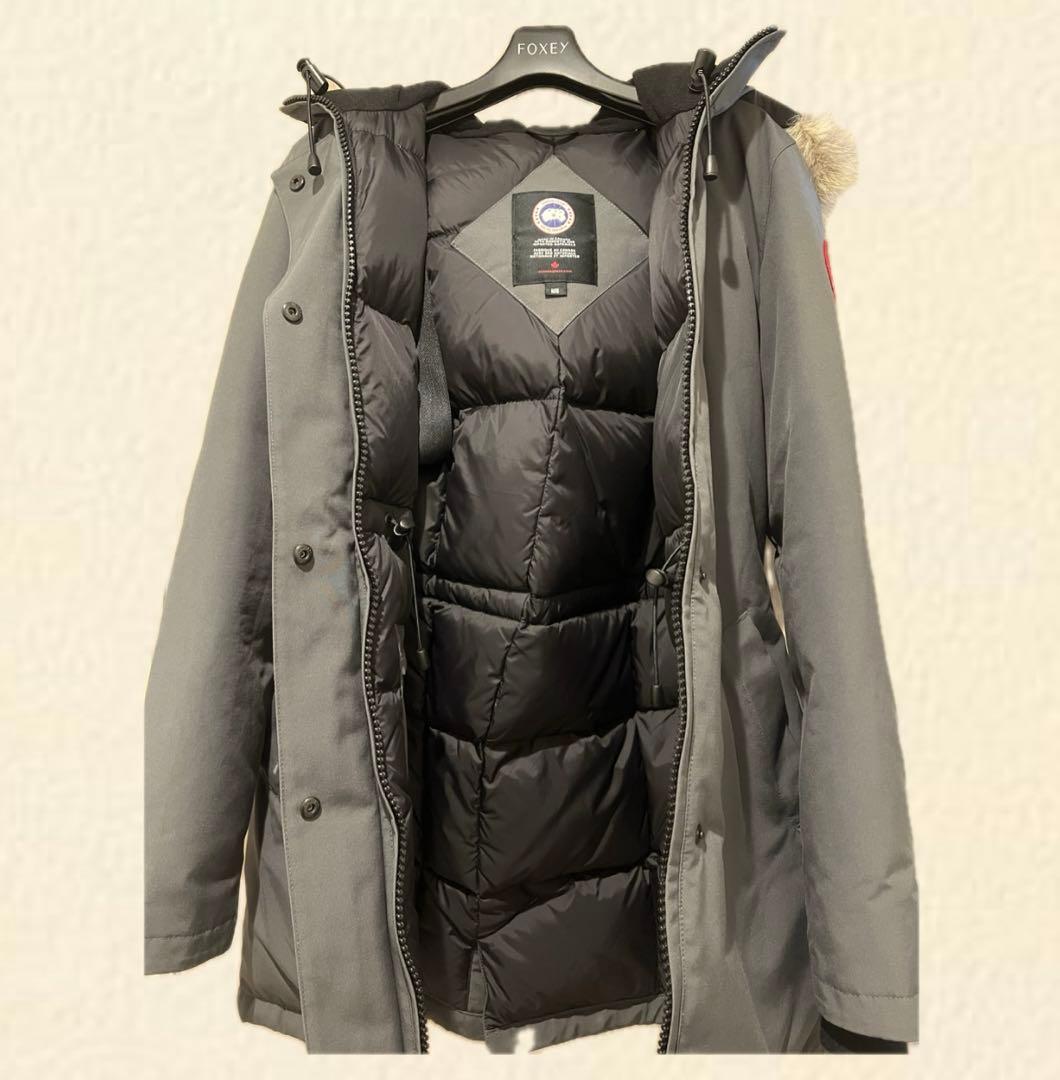 カナダグース ダウン グレー M 美品 グラファイト ファー モッズ　セール