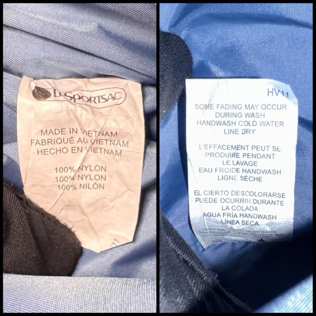 現行極美品　レスポートサック ナイロンリュック ホワイト A4可