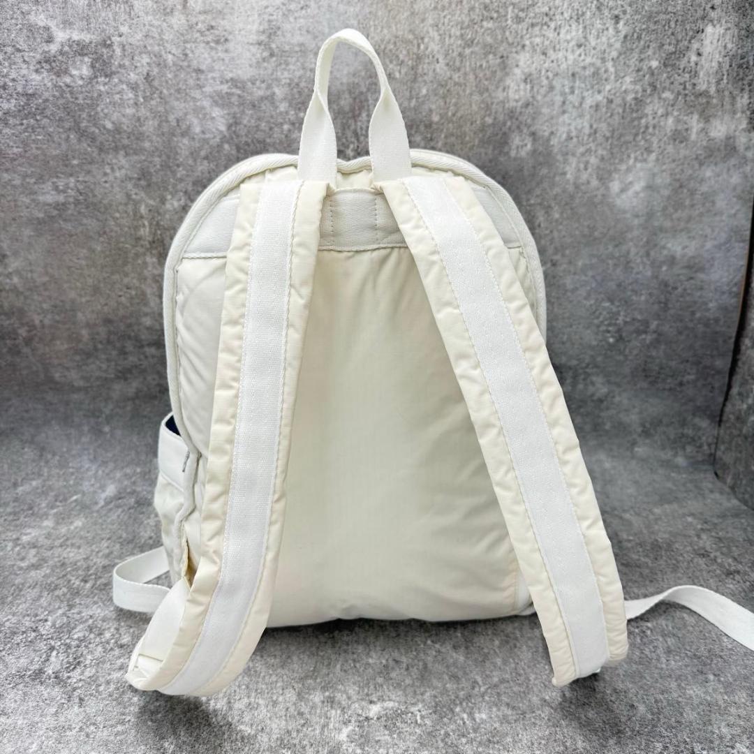 現行極美品　レスポートサック ナイロンリュック ホワイト A4可