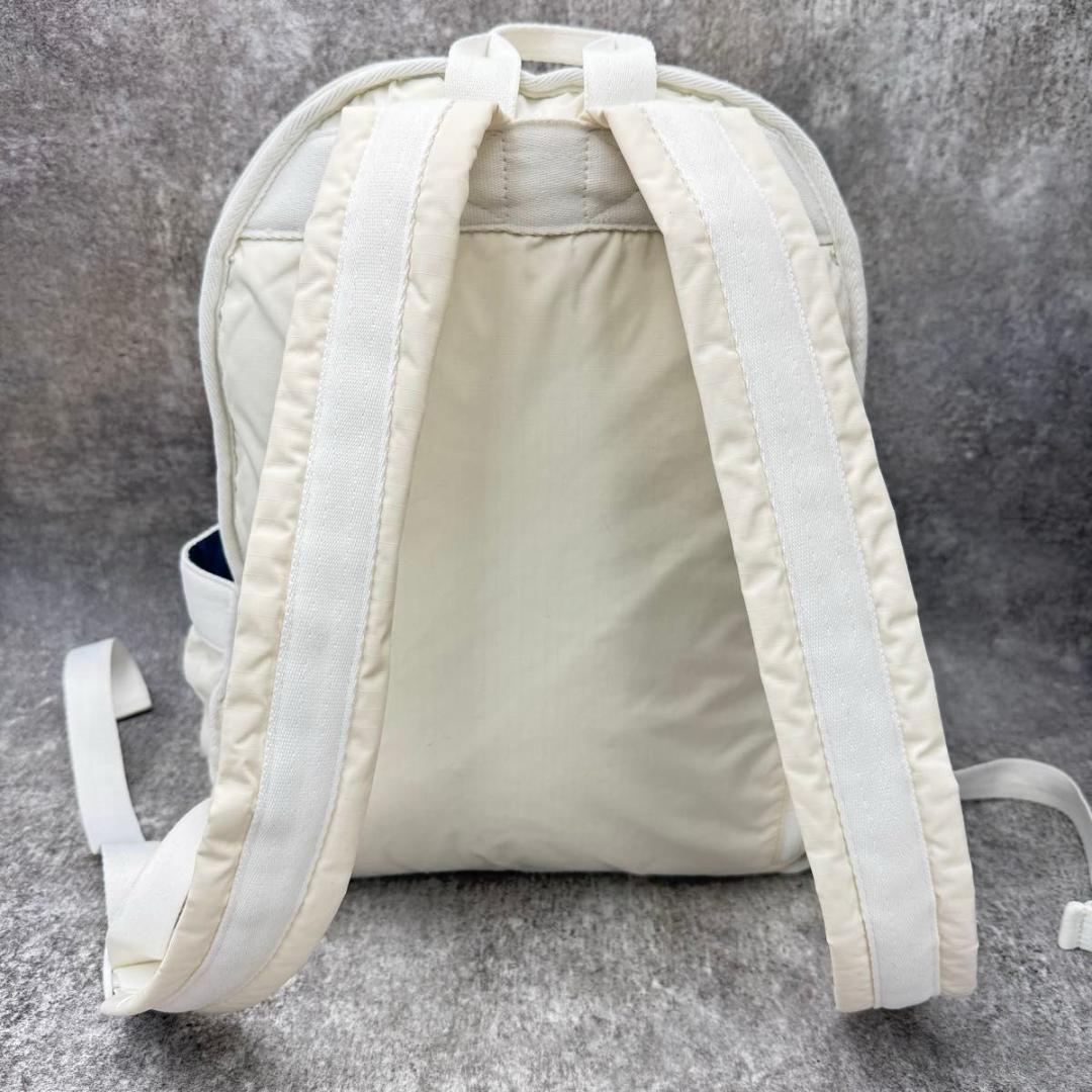 現行極美品　レスポートサック ナイロンリュック ホワイト A4可