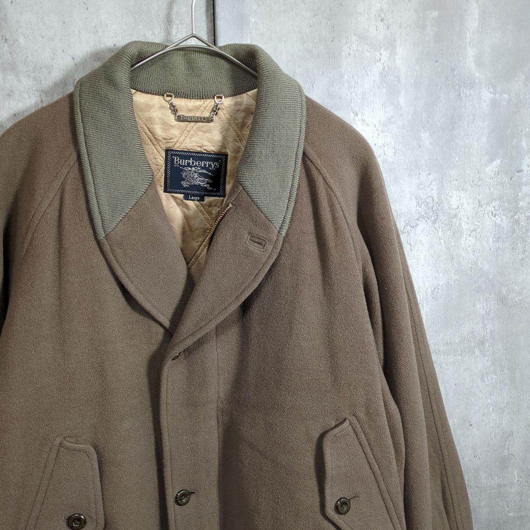 【80~90s】BURBERRYS バーバリー WoolJacketハリントン