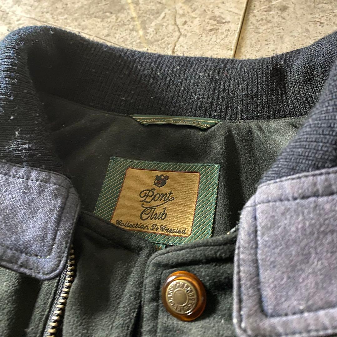 90svintage 短丈 ブルゾンジャケット グランジ アメカジ 黒 ゆるダボ