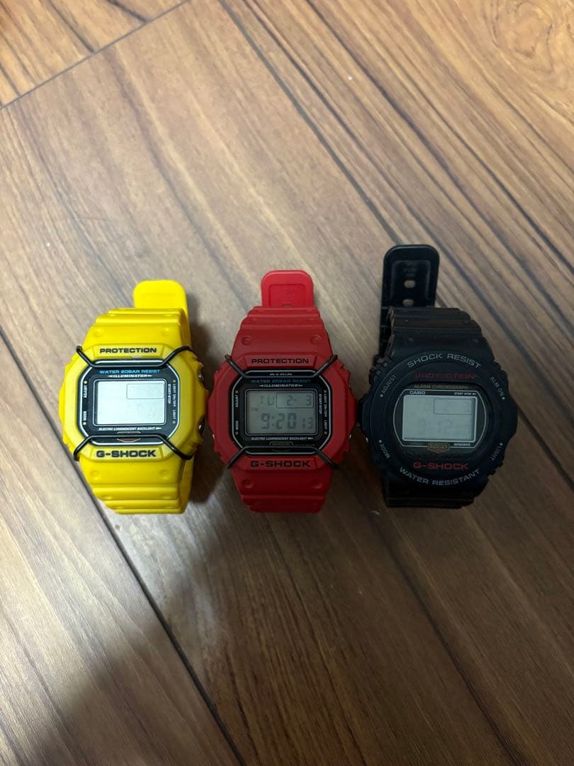 G-SHOCK デジタル腕時計 3色セット