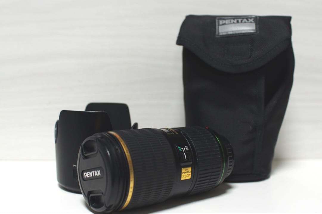PENTAX 50-135ズームレンズ レンズフード・ケース付き