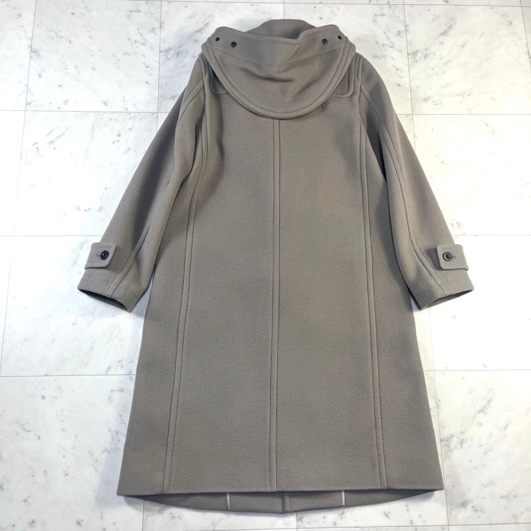 トゥモローランド マカフィー　ウールメルトンダッフルコート　36（M）グレージュ