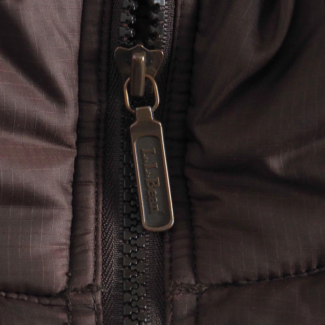 エルエルビーン　ダウンジャケット　フーディ　ブラウン　美品