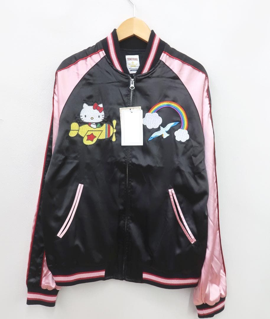 未使用 Switch Planning ハローキティと飛行機 刺繍 スカジャン