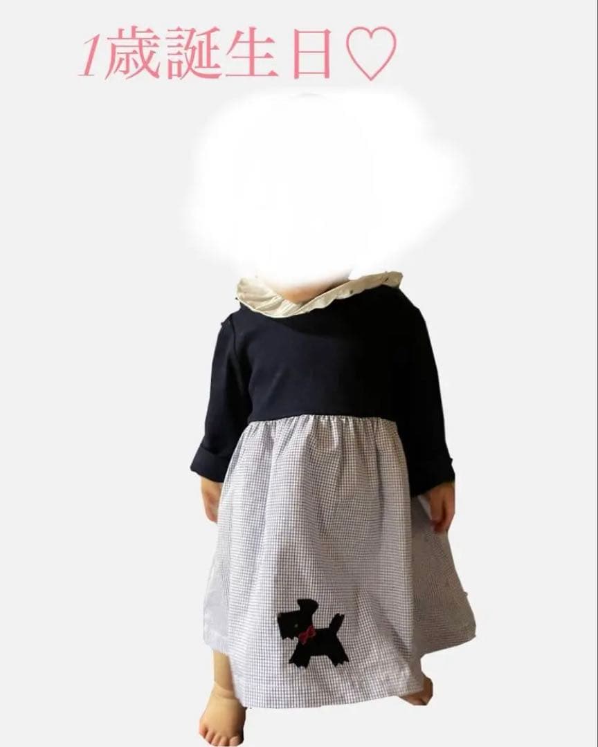 美品❣️ファミリア 80cmフォーマル ワンピース 入園式 誕生日 着画あり