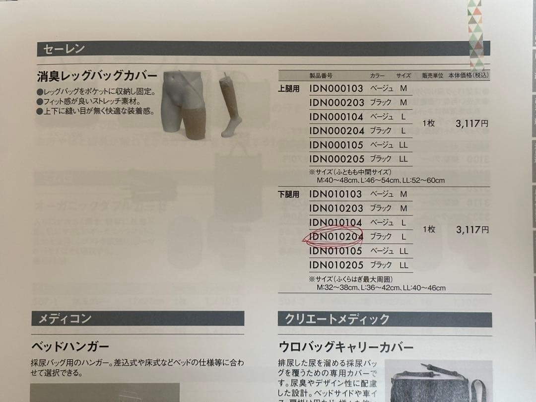 セキュアーレッグバック