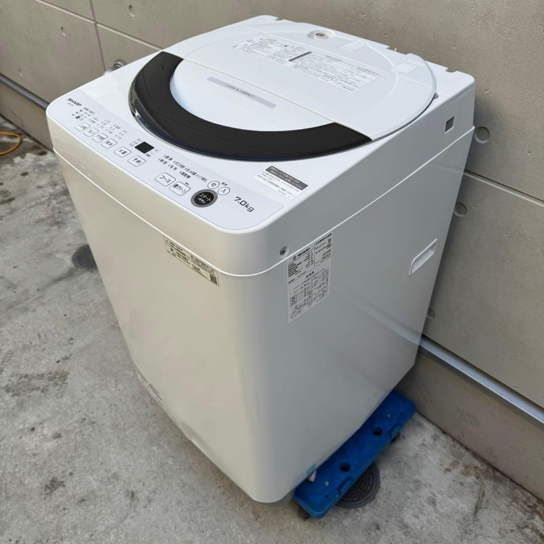 05★2025年製★新品、未使用品★シャープ　洗濯機　7KG 一人暮らし