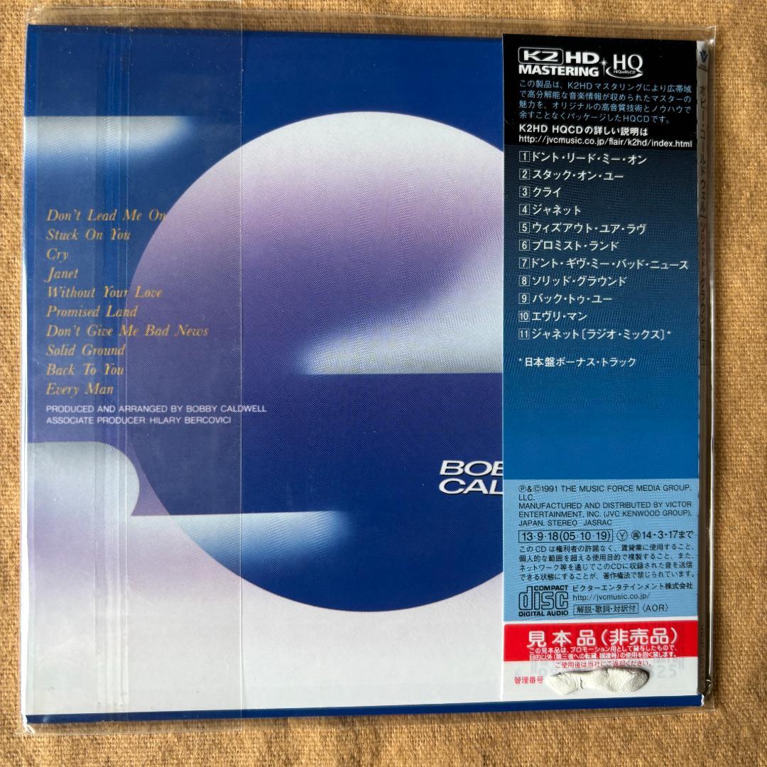 (紙ジャケ・新品見本盤) ボビー・コールドウェル 5作品 (2013年発売)