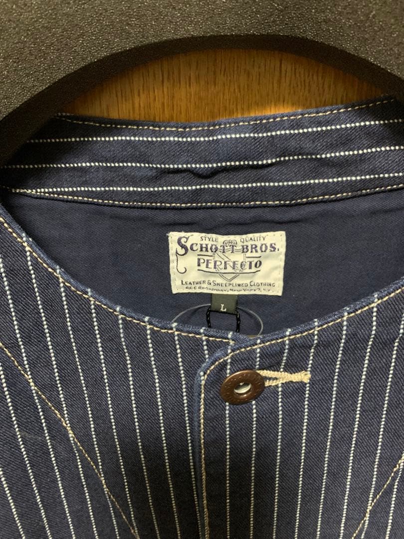 SCHOTT オールドヒッコリーデニムベスト