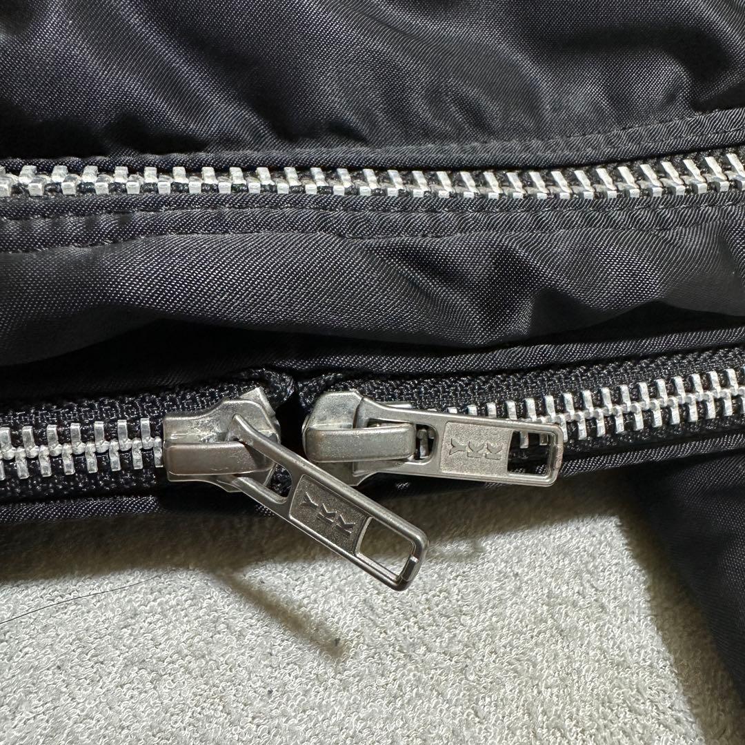 美品✨ 2way　2層　A4◎　大容量　タンカー　ポーター　ショルダーバッグ　黒