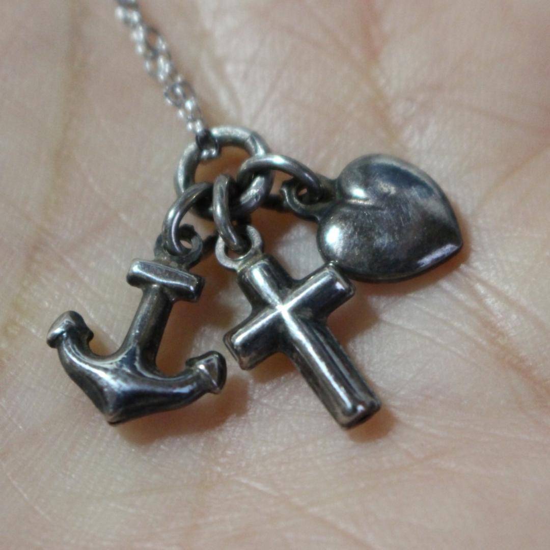 40s　スウィートハートジュエリー　WW2　　faith hope heart