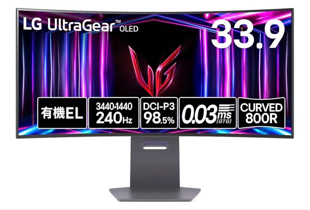 LG ゲーミング モニター UltraGear OLED 34GS95QE-B