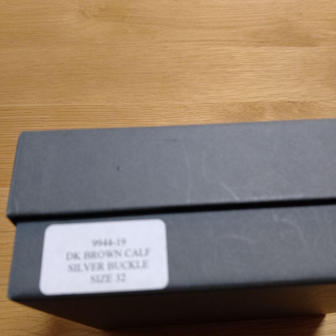 CROCKETT & JONES ダークブラウンレザーベルト