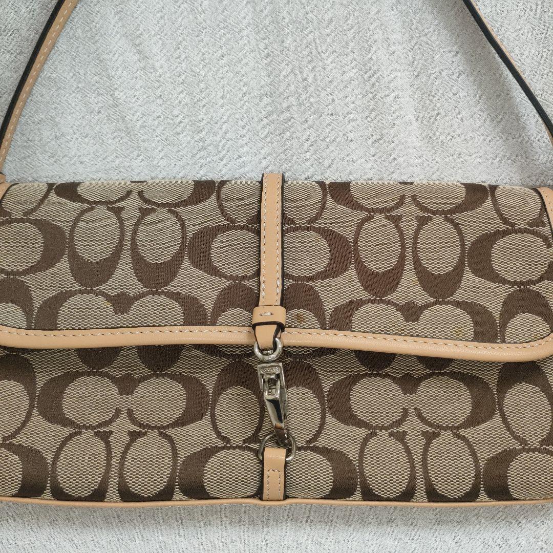 COACH コーチ アクセサリーポーチ ワンショルダー シグネチャー 6348