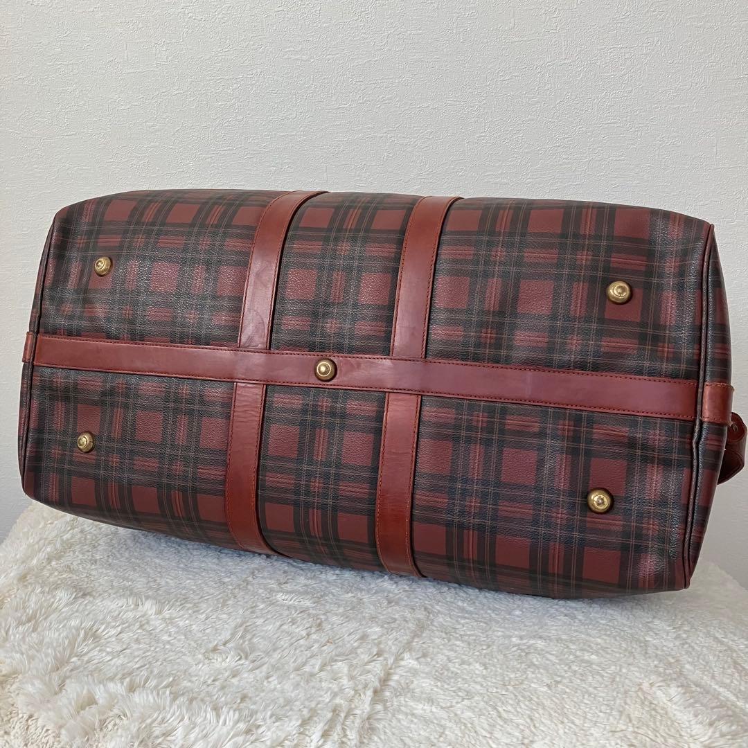 希少カラー✨ポロ ラルフローレン ボストンバッグ 2way 赤　PVC 旅行