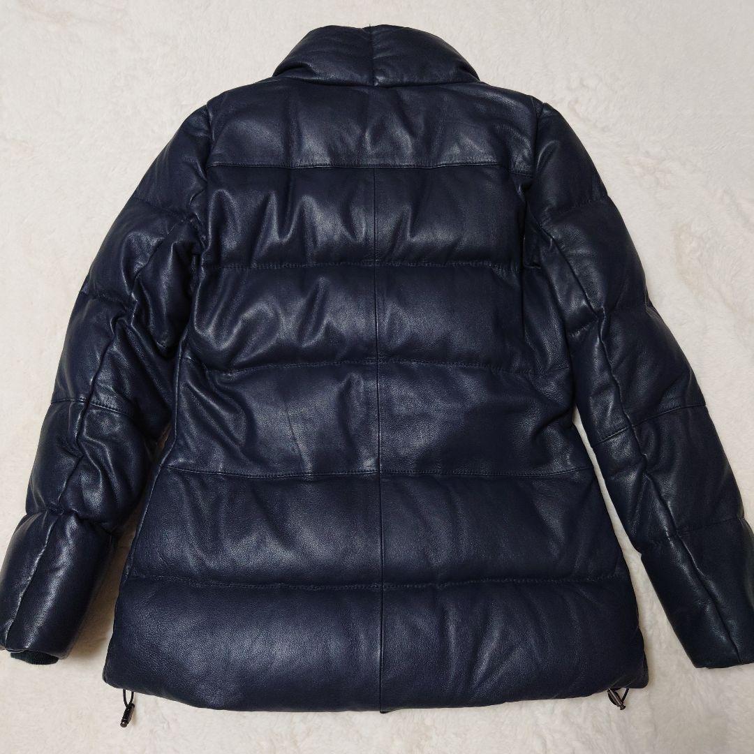 美品 AVIREX アヴィレックス ラムレザー ダウンジャケット M 防寒